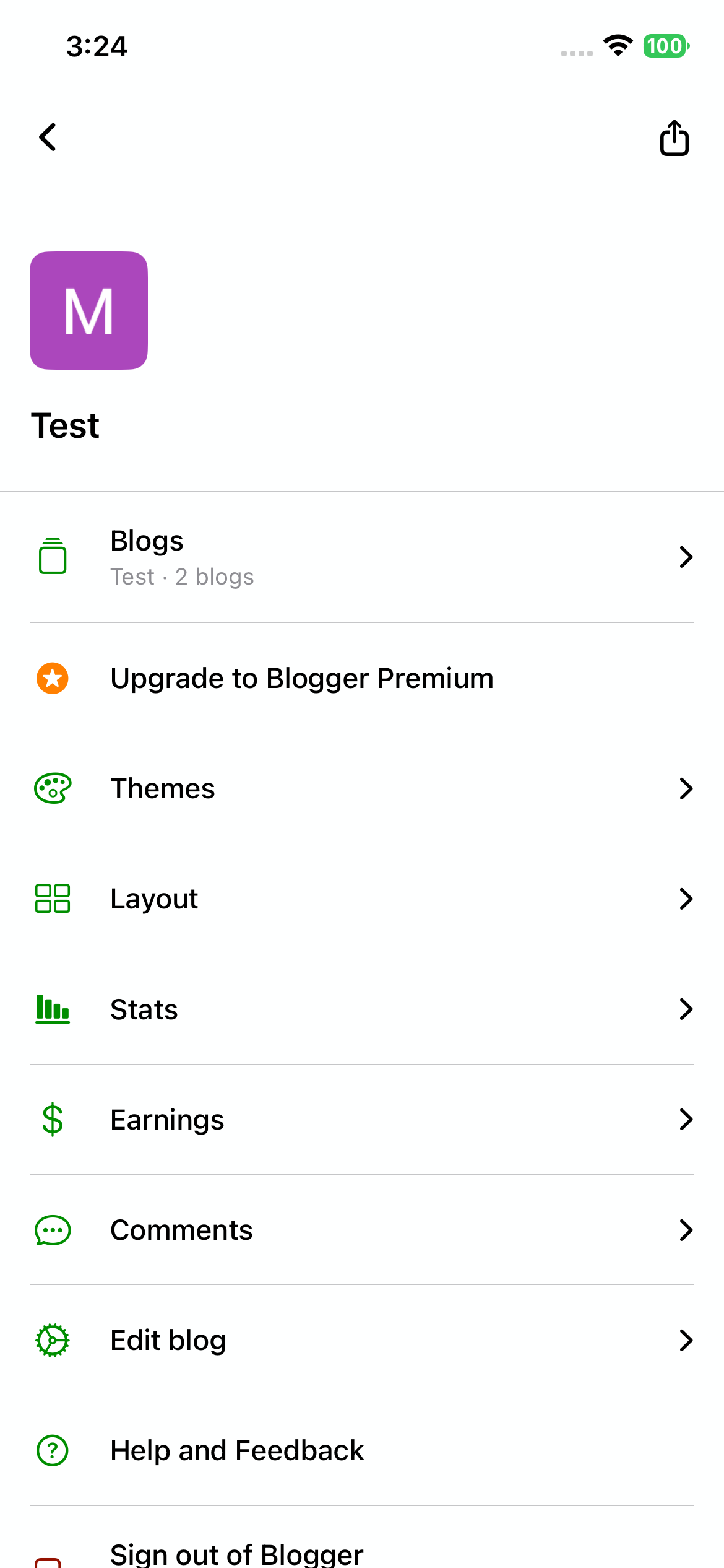 My Business Page Features