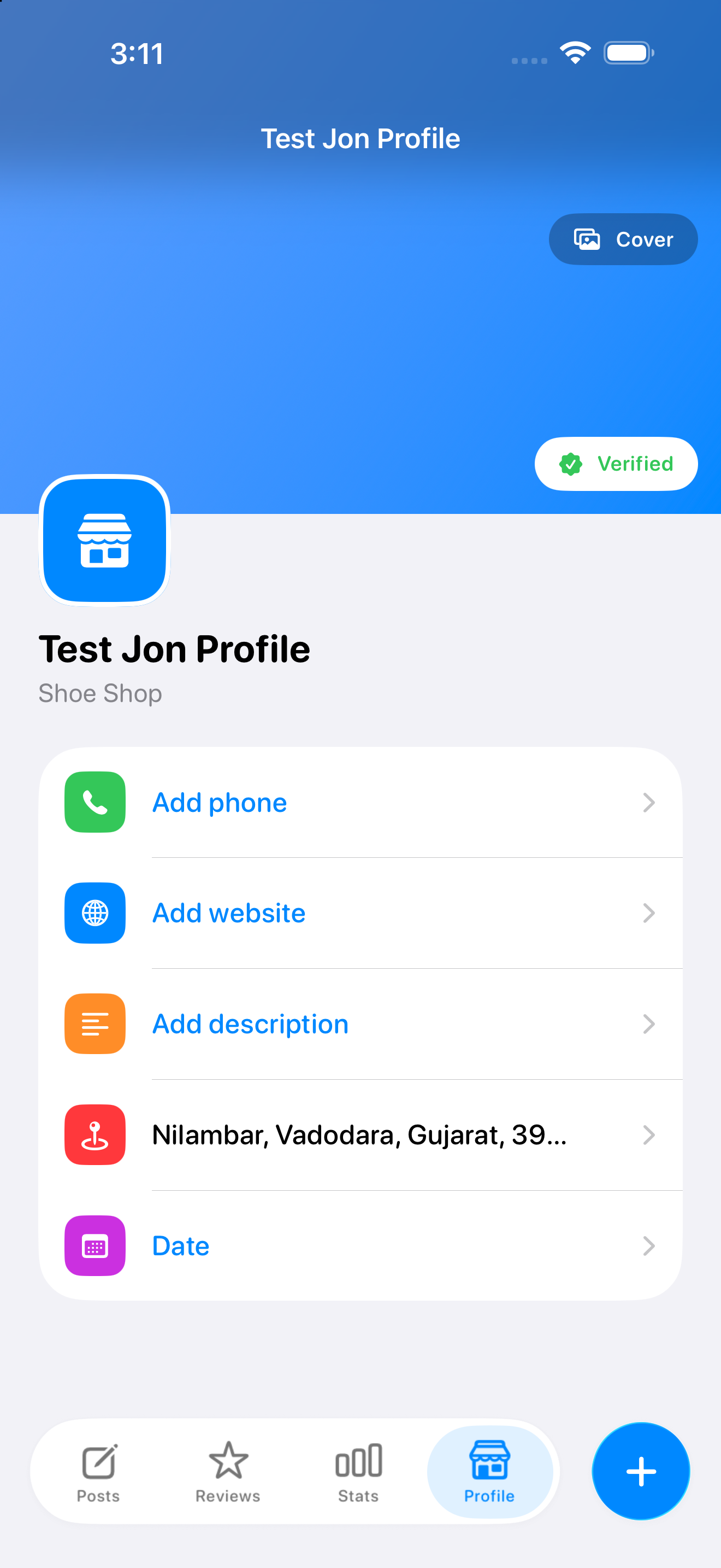 Business Profile and Details
